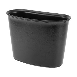 Unique Bargains Car Trash Can Hanging Car Door Faux Leather Plastic Trash Bin 1 Pc - 1 of 4