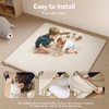 GOTGELIF 50"x50" Ultra-Soft Memory Foam Baby Play Mat Waterproof & Non-Slip Tummy Time Mat - 3 of 4