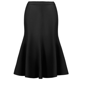 Hobemty Women's Office Midi Length High Waist Fishtail Skirt - 1 of 4