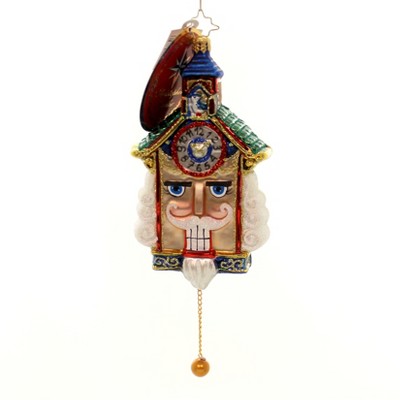 Christopher Radko Tick Tock Cracker Nutcracker Christmas  -  Tree Ornaments