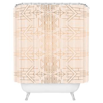 Holli Zollinger ESPRIT Shower Curtain Beige - Deny Designs