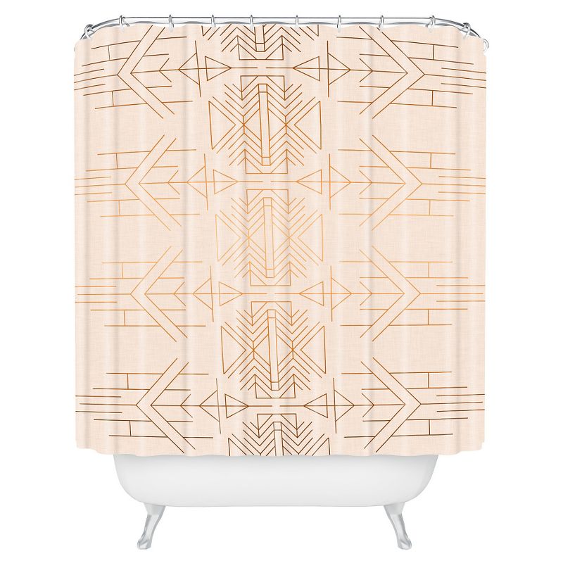 Holli Zollinger ESPRIT Shower Curtain Beige - Deny Designs, 1 of 6