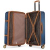 Badgley Mischka Grace 3pc Expandable Hardside Spinner Retro Luggage Set - 2 of 4