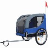 Large Folding Bike Trailer for Dogs ¨C 66LB Capacity All-Terrain Pet Carrier, Durable Steel Frame for Cycling, Jogging, Camping & Outdoor Adventures - 3 of 4