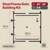Adjust-A-Gate Gate Building Kit, 60"-96" w/  Gate Building Kit, 36"-60" - 3 of 4