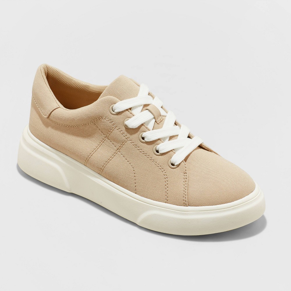 size 10 Women's Mad Love Sia Sneakers - Tan 