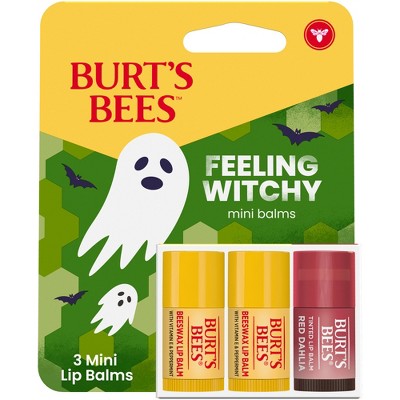Burt's Bees Beeswax Lip Balm + Tinted Lip Balm - Halloween - 0.049oz/3ct