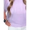 Women's Short Sleeve Tulle Top - Strut & Bolt - 3 of 3