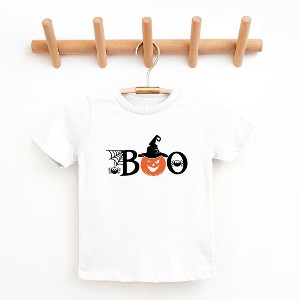 The Juniper Shop Boo Pumpkin Toddler Short Sleeve Tee - 1 of 3