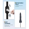 9FT Outdoor Patio Umbrella, Heavy-Duty Steel Frame with Crank & Tilt, UV Block Waterproof Canopy for Garden, Pool & Deck - 3 of 4