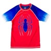 Marvel Avengers Hulk Spider-Man Boys Rash Guard and Swim Trunks Outfit Set Toddler to Big Kid - 4 of 4
