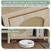 Rattan Storage Cabinet Modern Sideboard Buffet Cabinet , Door, Boho Small Console Cabinet, Storage for Living Room and Dining Room - 4 of 4