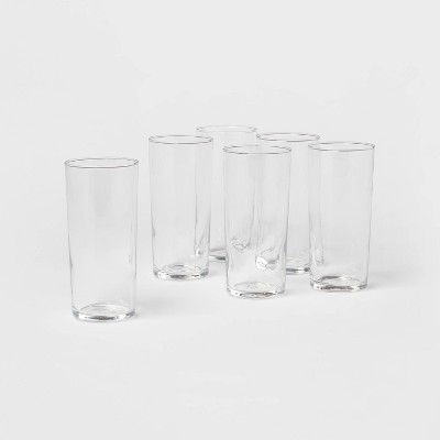 15oz 6pk Glass Ashboro Highball Glasses - Threshold™