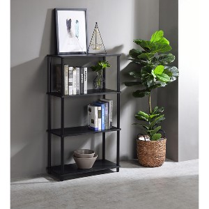 Kumasinova 4-Tier Industrial Bookshelf,Open Shelf Bookcase with Metal Frame,Modern Book Shelves for Bedroom,Living Room,Office - 1 of 4