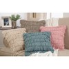 Saro Lifestyle Woven Fringes Throw Pillow Cover - 4 of 4