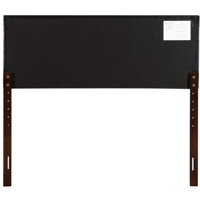 Nova Black Faux Leather Full Adjustable Headboard
