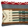 HomeRoots 20" Blue And Ivory Lumbar Southwestern Throw Pillow Cover - 4 of 4