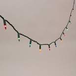 Philips 200ct Incandescent Twinkle Heavy Duty Mini String Lights Multicolor with Green Wire