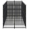 vidaXL Outdoor Dog Kennel Large Dog Crate Dog Cage Exercise Playpen Steel - 3 of 4