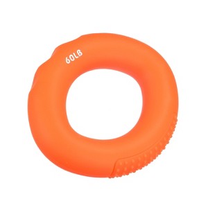 Unique Bargains Workout Rock Climbing Silicone Ring Hand Finger Forearm Grip Trainers - 1 of 4