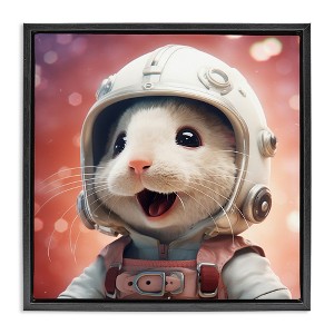 Stupell Industries Astronaut Mouse Portrait, 18" x 18" - 1 of 4