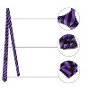 Allegra K Men's Self-Tied Business Formal Casual Stripe Neck Ties - 3 of 4