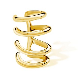 Lucy Quartermaine - Waterfall High Ear Cuff in Gold Vermeil - 1 of 4
