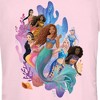 Juniors Womens The Little Mermaid Group of Mermaids T-Shirt - 2 of 4
