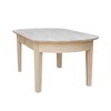 IC International ConceptsPhilips Oval Coffee Table - 3 of 4