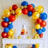 PartyWoo Balloons Red Yellow Blue 18 12 10 5 Inch 140 pcs - 3 of 4
