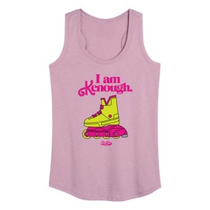 Women's - Barbie - I Am Kenough Rollerblades Graphic Racerback Tank - 1 of 4