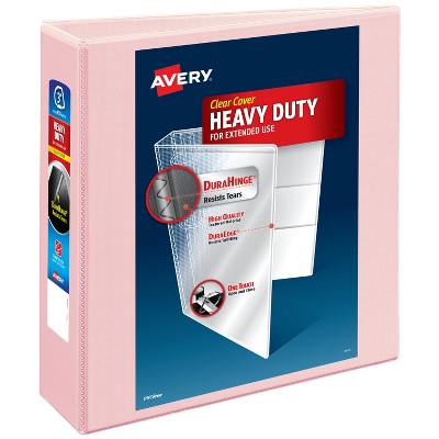 Avery 3" Heavy Duty View Ring Binder - Blush