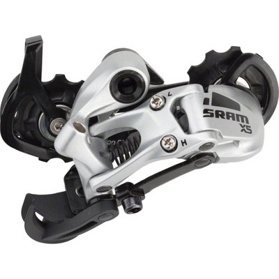 SRAM X5 Rear Derailleur Rear Derailleur - Silver, Drivetrain Speeds: 9,  Rear Der/Shifter Compatibility: SRAM 1:1