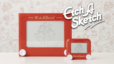 Pocket Etch-A-Sketch Mini Size Drawing Toy by Spin Master (Red) - New  Sealed