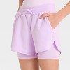 Girls' Active Light 2-in-1 Run Shorts - All In Motion™ - 3 of 3