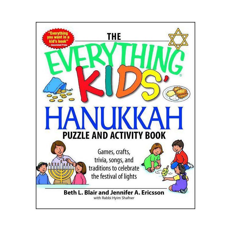 The Everything Kids' Hanukkah Puzzle & Activity Book - (Everything(r) Kids) by  Beth L Blair & Jennifer a Ericsson (Paperback), 1 of 2