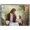 Manual Woodworks and Weavers “In His Light” Inspirational Tapestry Throw Blanket – 50x60 - 2 of 3