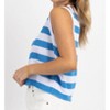 Women's BEACH DAY STRIPED KNIT TANK - dee elly - 3 of 4