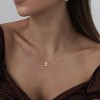 Delicate Heart Pendant Necklace, 14K Gold Plated Dainty Chain, Gift for Women - 3 of 4