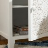Raura 2 Shelf 1 Door Nightstand - NST5303 - White Washed - Safavieh - 2 of 4