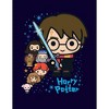 Harry Potter Chibi Characters Blue Boys T-Shirt Graphic Tee - 2 of 3