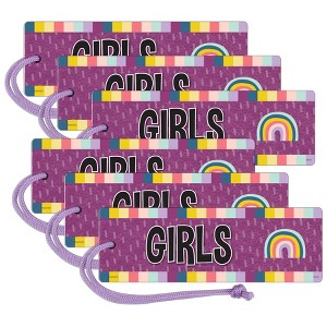 Teacher Created Resources Oh Happy Day Magnetic Girls Pass, Pack of 6 - 1 of 4