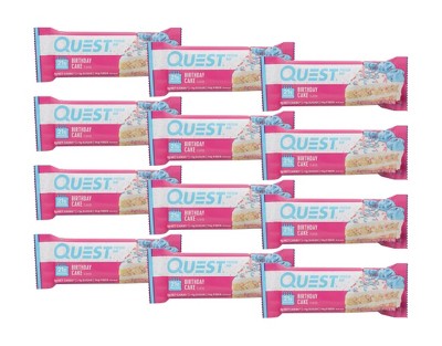 Quest Birthday Cake Protein Bar - 12 bars, 2.12 oz