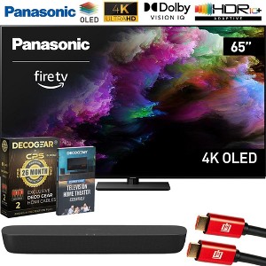 Panasonic Z85 65" OLED 4K UHD Smart Fire TV (2024) + HTB200 Compact Soundbar Bundle - 1 of 4