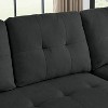 78.5" Sleeper Sofa Bed Reversible Sectional Couch with Storage Chaise and Side storage bag - 3 of 4