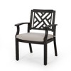 NicBex Set of 2 Outdoor Dining Chairs Cape Coral with Aluminum Frames - 4 of 4