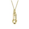 Guili Pendant Necklace, Heart Lock and Key Charm, Romantic & Symbolic, Perfect for Everyday Wear and Meaningful Gift-Giving Occasions - 2 of 2