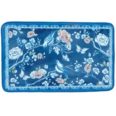 The Lakeside Collection Chinoiserie Bathroom Collection - Bath Rug