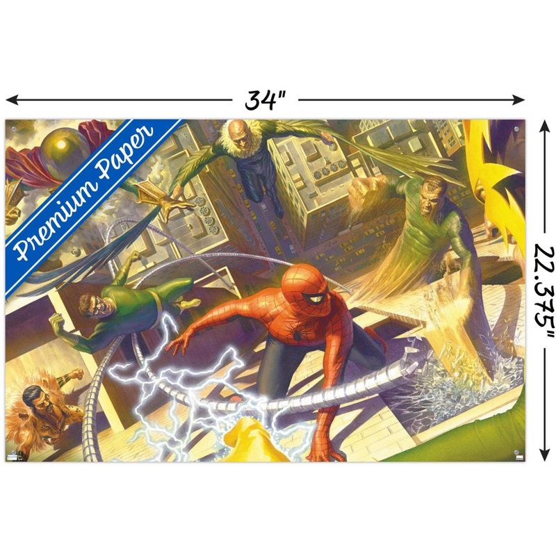 Trends International Marvel Comics - Spider-Man - Battle with Sinister Six Unframed Wall Poster Prints, 3 of 7