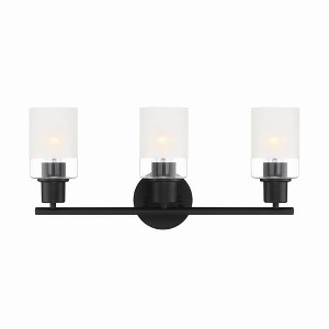 Designers Fountain Cedar Lane 3 - Light Vanity in  Matte Black - 1 of 1